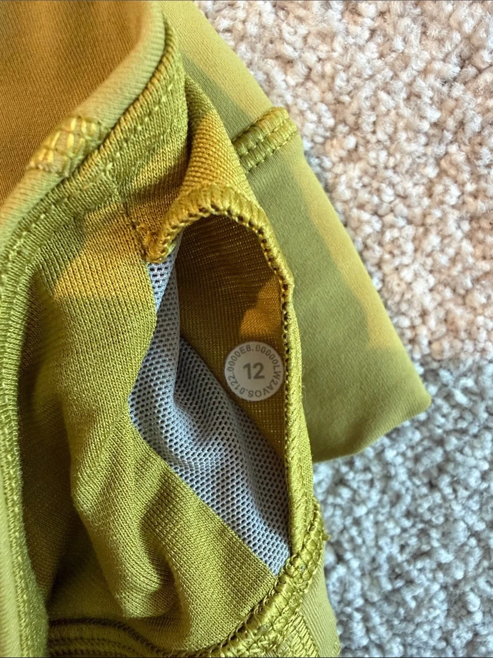 lululemon athletica Olive Green Strappy Sports Bra